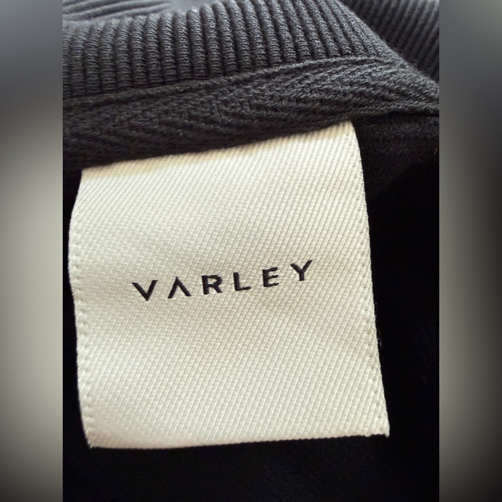 NWOT VARLEY Vine Pullover Funnel-Neck Sweater Sweatshirt, Size Large, Black - Picture 6 of 7